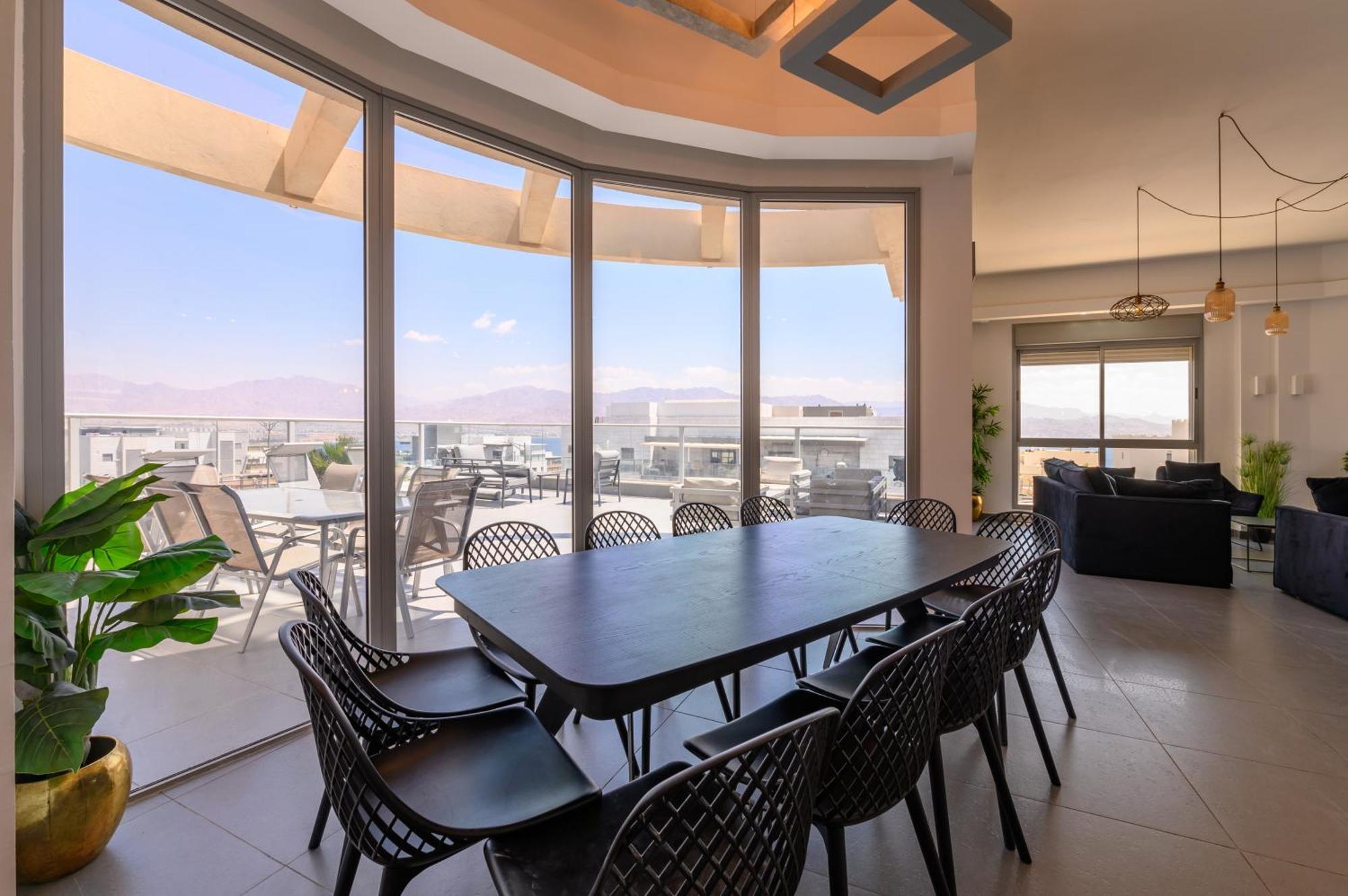 פנטהאוז קסם המפרץ Apartment Eilat Bagian luar foto